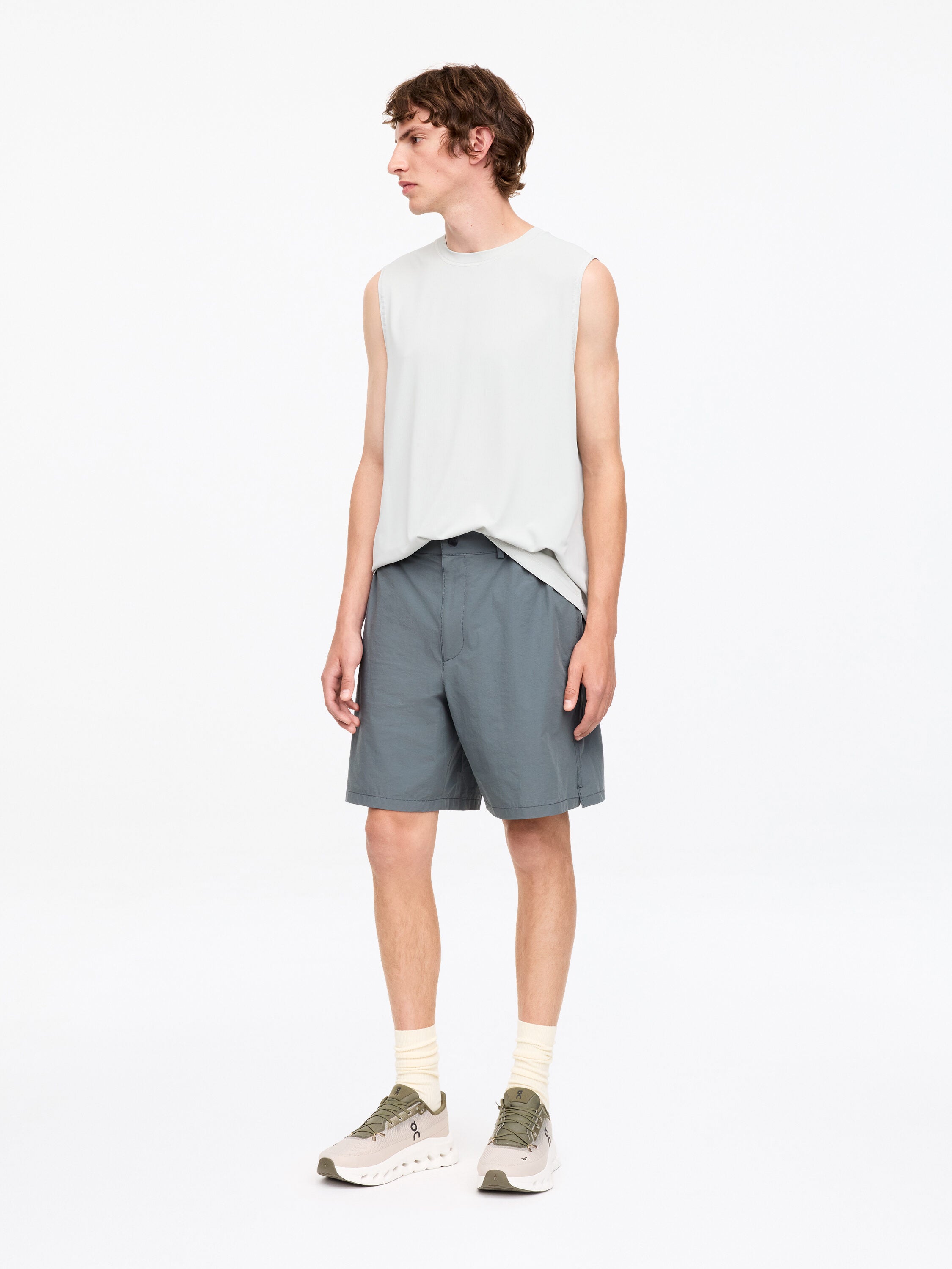ACTIVE Long Shorts - Grey - Image 2