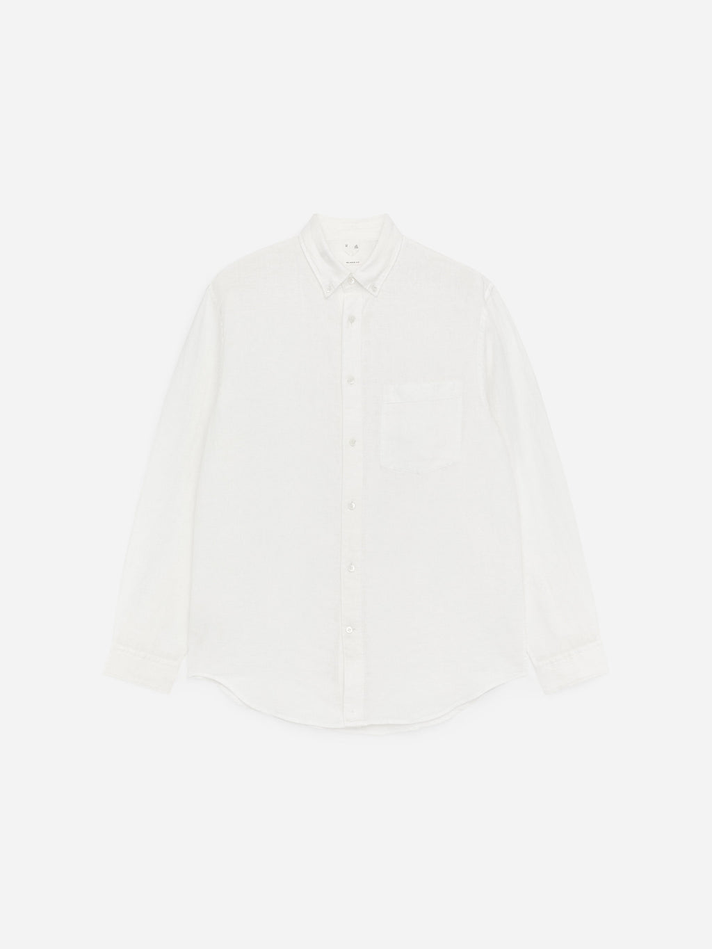 Relaxed Linen Shirt - White - Image 5
