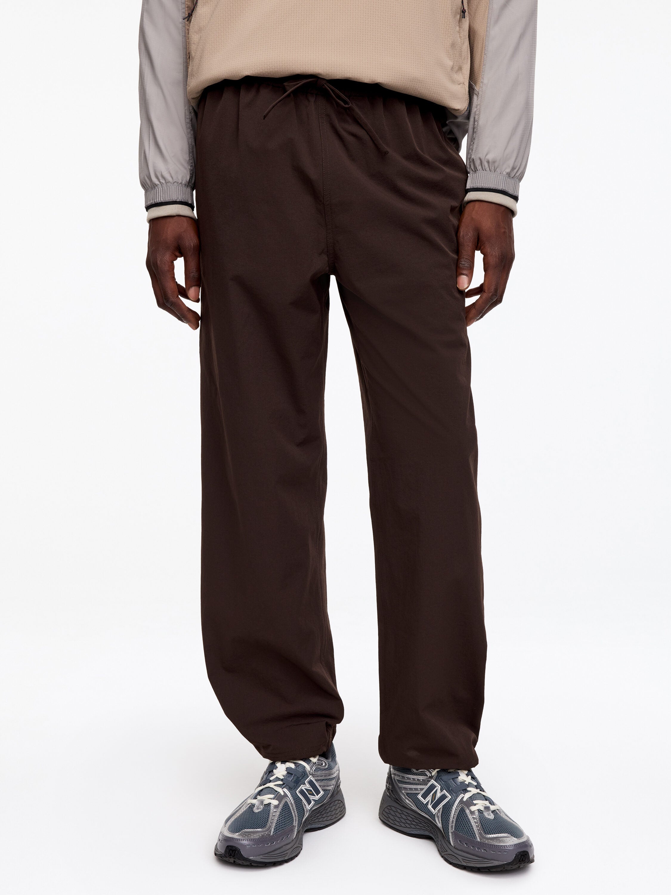 ACTIVE Pull-On Trousers - Brown - Image 4