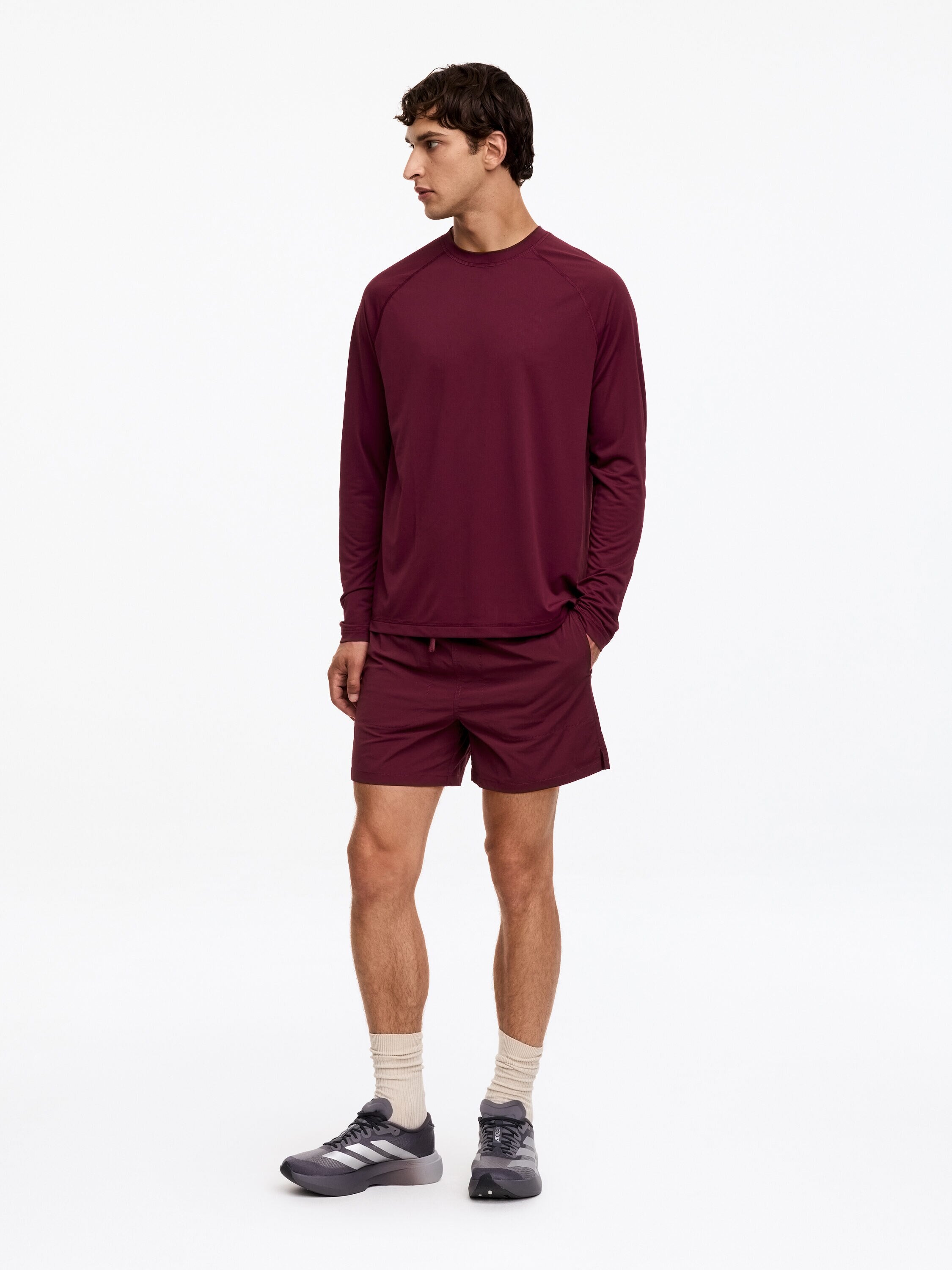 ACTIVE Long-Sleeve Top - Red - Image 3