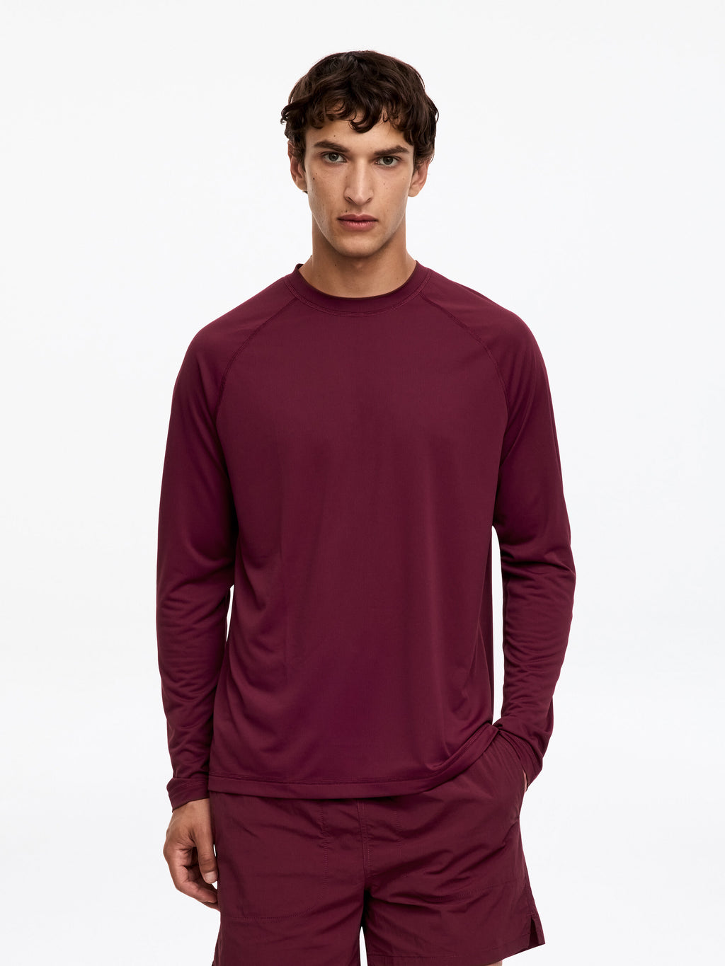 ACTIVE Long-Sleeve Top - Red
