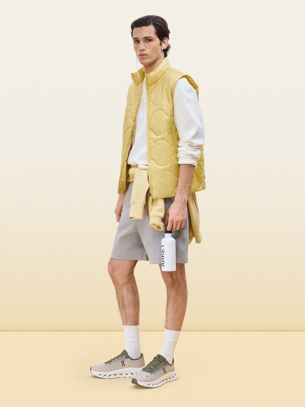 ACTIVE Jersey Shorts - Grey - Image 3