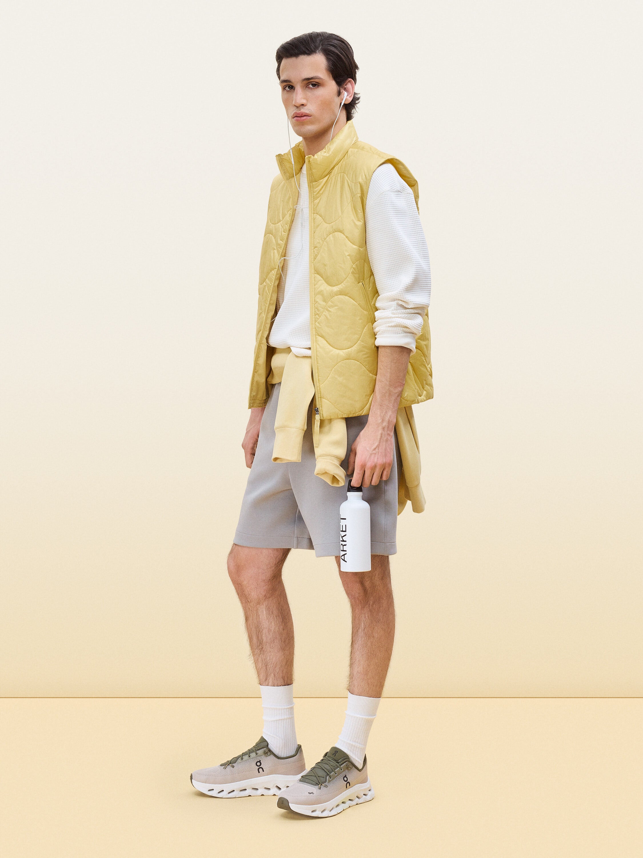 ACTIVE Jersey Shorts - Grey - Image 3