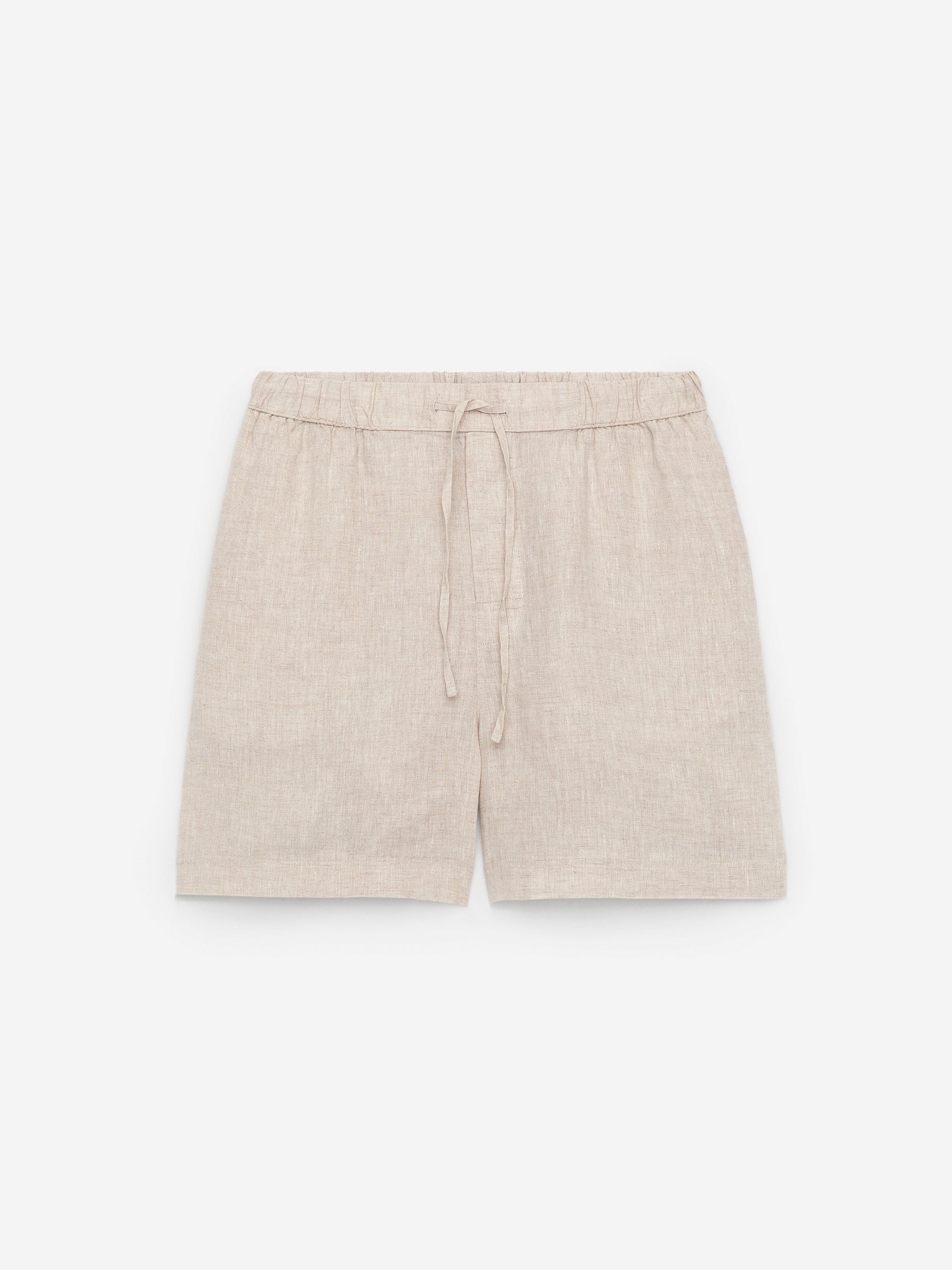 Linen Shorts - Beige