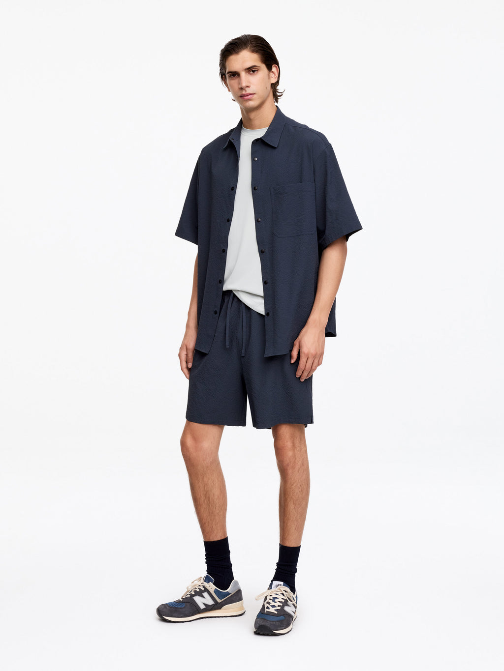 ACTIVE Short-Sleeve Tech Shirt - Blue - Image 3