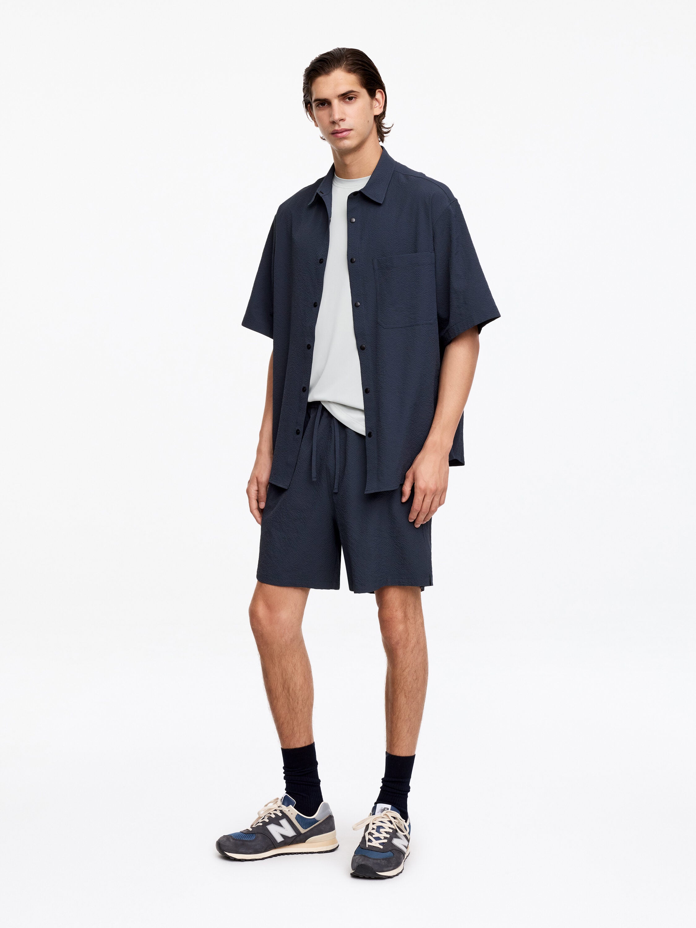 ACTIVE Short-Sleeve Tech Shirt - Blue - Image 3
