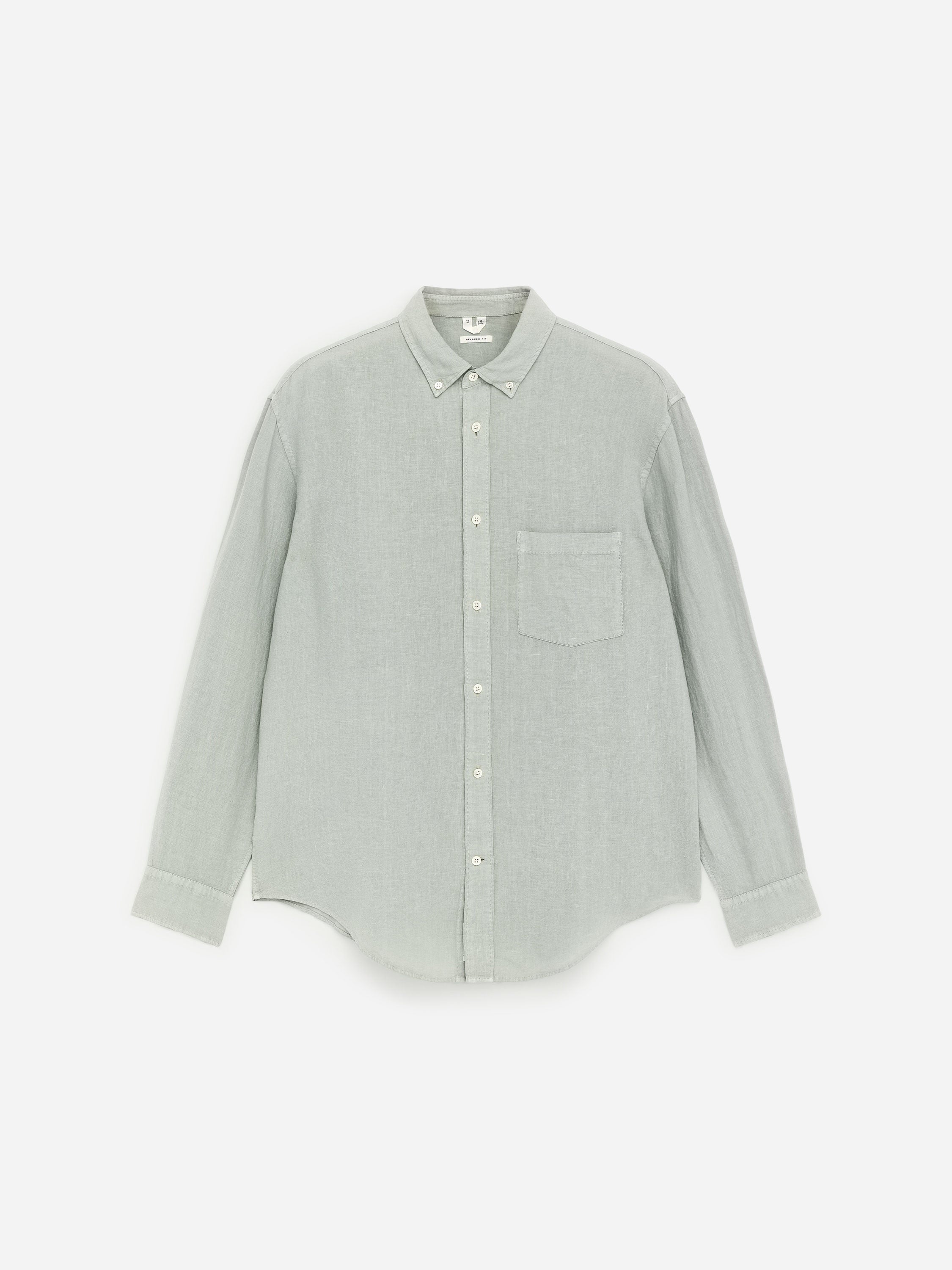 Relaxed Linen Shirt - Green